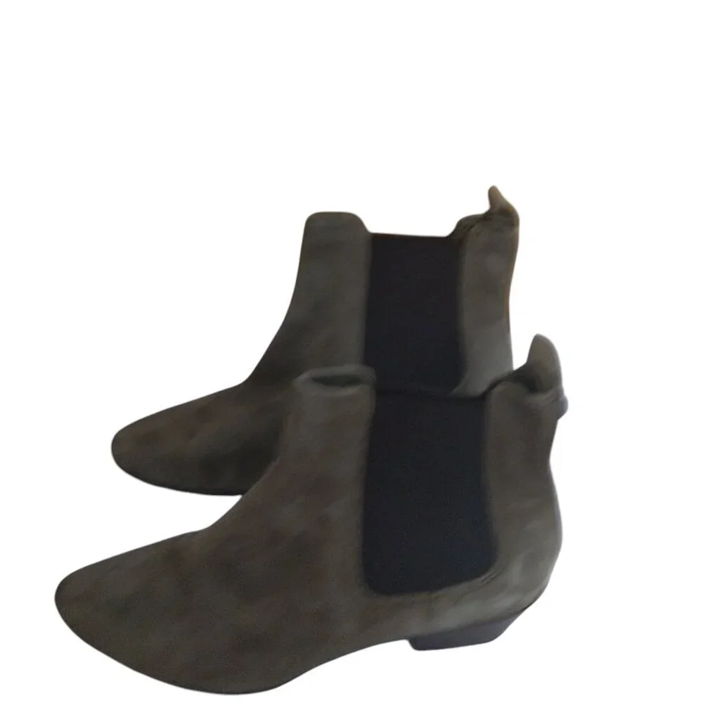 SAM EDELMAN REESA SUEDE ANKLE BOOTS BOOTIES POINTED TOE SIZE 6.5